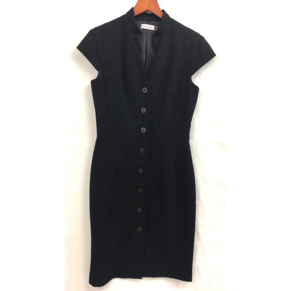 Calvin Klein Black A-Line Dress